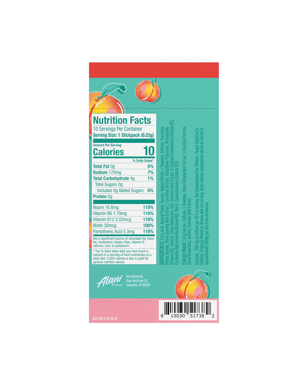 Energy Sticks - Juicy Peach