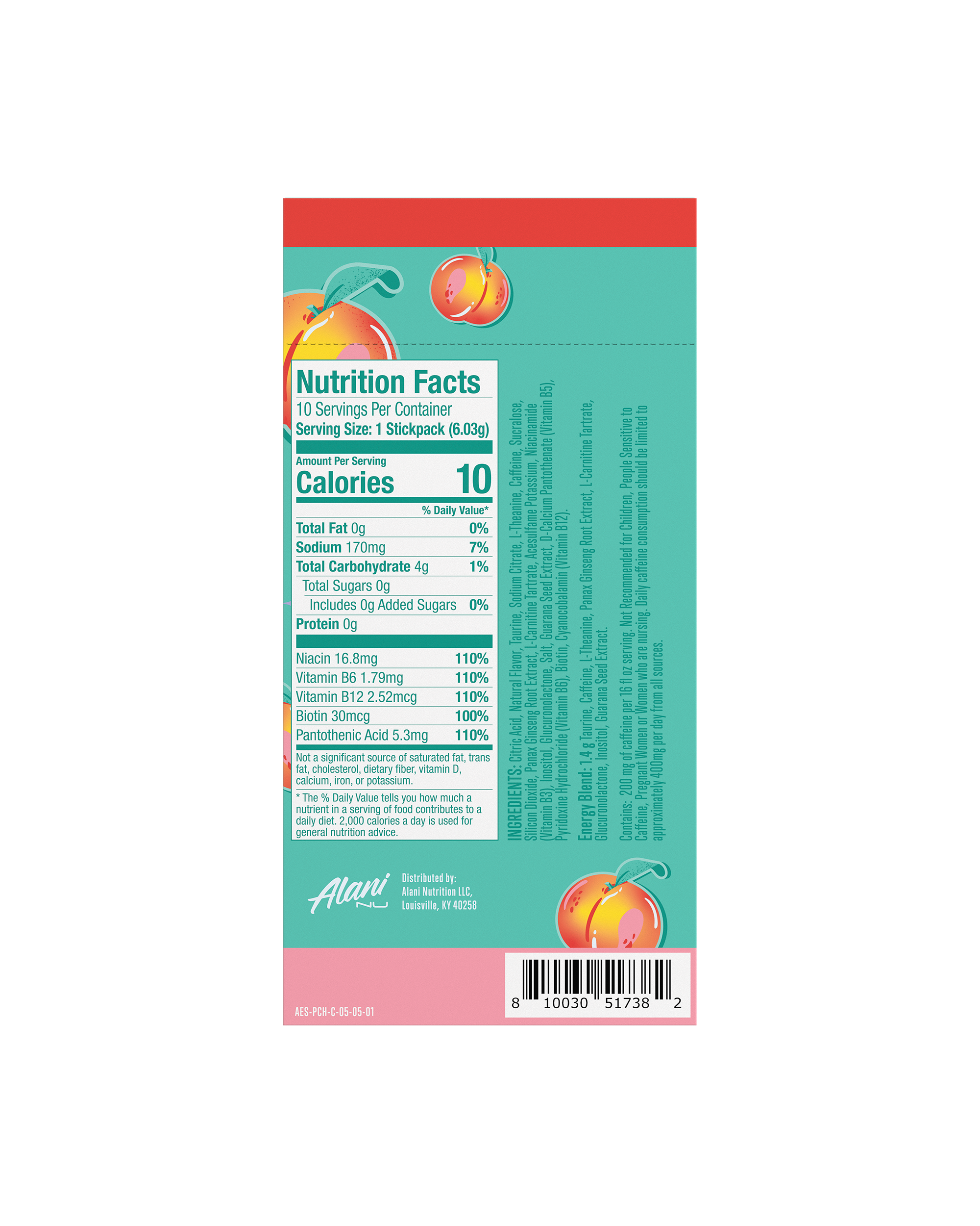 Energy Sticks - Juicy Peach